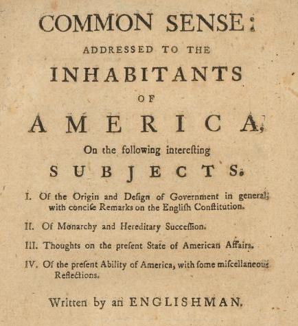 common sense 1776