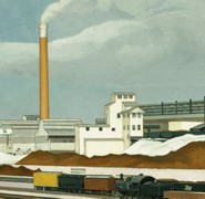 Charles Sheeler, Ford Plant, River Rouge, Coke Oven Area