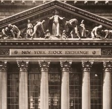 New York Stock Exchange, photograph, ca. 1925