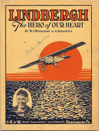 Lindbergh sheet music